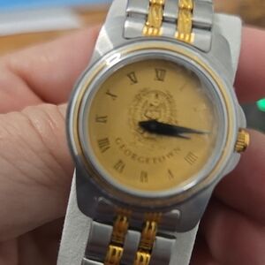 Georgetown Hoyas Womems Gold and Silver Watch